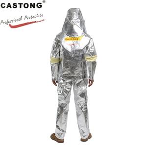 Combinaisons industrielles résistantes à la chaleur pour la fusion des métaux Fibre aramide aluminisée résistante à 500 degrés Celsius combinée à une feuille d'aluminium - Product Image 3