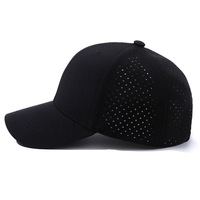 Casquette de baseball respirante en maille rigide, protection solaire extérieure, mode décontractée, chapeau de sport ventilé, vente en gros
