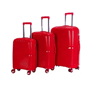 China Fabrikanten Abs Custom Logo Trolley Koffer Fatsoenlijke Reisbagage Set Met 4 Wielen