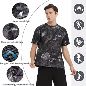 Custom Design Performance Breathable Fishing Shirt Spf 50 Fishing <b>Men</b> Shirt Fit Short Sleeve Fishing t Shirts - Product Image 3