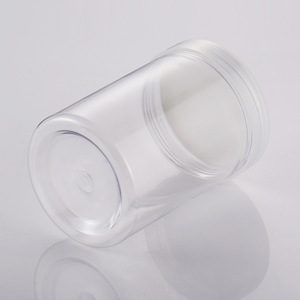 83 Tusk Wide Mouth <b>Plastic</b> Bottle Round Screw Cap Cosmetic Packaging Pet <b>Jar</b> Transparent Lid Cream Eye Cream Bath Salt Container - Product Image 2