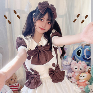 Disfraz de Sirvienta de Chocolate al por Mayor 2026, Disfraz de Sirvienta de <span class=keywords><strong>Café</strong></span>, Vestido <span class=keywords><strong>Lolita</strong></span>, Vestido <span class=keywords><strong>Lolita</strong></span> para Actuaciones Escénicas, Disfraz de Sirvienta, Estilo Chica Dulce - Product Image 3