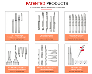 Yüksek Kalite %100 Kolinsky Akrilik Fırça Sıcak Akrilik Tırnak Sanatı Fırçası Kıvrımlı Yuvarlak Akrilik Kolinsky Tırnak Fırçası - Product Image 6