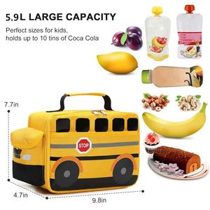 <span class=keywords><strong>Sac</strong></span> à <span class=keywords><strong>dos</strong></span> personnalisé 3D avec dessin animé pour bambins Boîte à <span class=keywords><strong>lunch</strong></span> isotherme pour garçons Maternelle Préscolaire Enfants Bus Livre Sacs d'école isothermes - Product Image 6