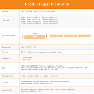 Carte d'accès <span class=keywords><strong>magnétique</strong></span> en PVC pour hôtel, carte-clé VIP, <span class=keywords><strong>badge</strong></span> d'employé, <span class=keywords><strong>badge</strong></span> événementiel - Product Image 6