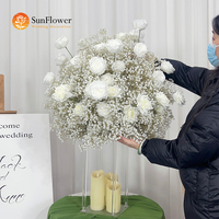 Fleurs artificielles blanches de gypsophile faites à la main, best-seller, parfaites pour la décoration de lieux de mariage et les célébrations festives