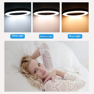 Lampe de photographie pour diffusion en direct, <span class=keywords><strong>style</strong></span> <span class=keywords><strong>TikTok</strong></span>, pour photos et selfies, effet embellissant, 6 pouces, température de couleur réglable - Product Image 3
