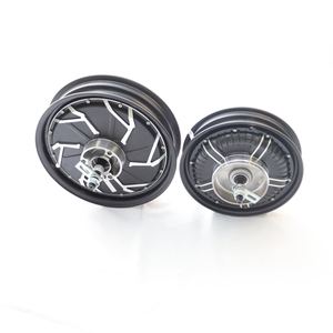 Motor de scooter eléctrico de cubo de rueda de 12 pulgadas, 72V, 2000W, 12V, Motor de CC sin escobillas, Material de acero para uso DIY - Product Image 2