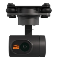 Caméra stabilisée SkyDroid C10 HD Mini trois axes 1080P avec alimentation 7,4-74V compatible H12 H16 pour pièces de drone FPV