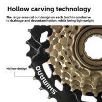Volant de vélo de montagne pliable TZ500-7, cassette de pignon métallique 6/7 vitesses, roue libre filetée pour VTT