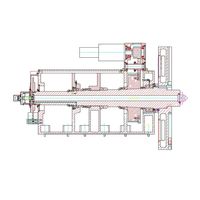 Tour horizontal CNC haute performance WL2000, robuste, commande GSK, machine de fraisage et de perçage de métaux, automatique et multifonctionnelle