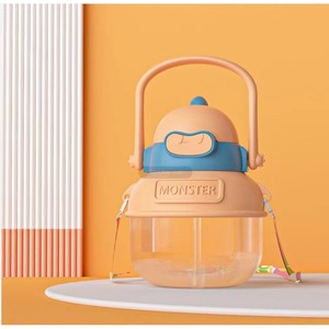 Monster Plastic Water Bottle 500Ml Bpa Free Kids Cartoon Cup With Handle For Camping - Product Image 3