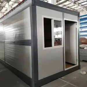 6 Dormitorio Prefab <span class=keywords><strong>Chalet</strong></span> Casa Garaje Contenedor Prefabricado - Product Image 1