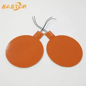 Cina fabbricazione stampante 3d 3m adesivo 1000w 220v elettrico flessibile silicone pad riscaldante rotondo