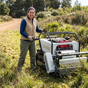 NEW Fire Break Clearing <strong>Remote</strong> <strong>Flail</strong> <strong>Mower</strong> Industrial Grade 4-Stroke 850W MOQ 1set - Product Image 1