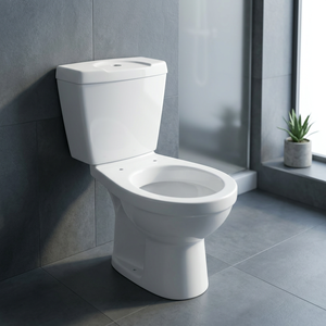 Cheaper Price Italian Design Washdown Dual Flush Two Piece Ceramic Toilet for Bathroom Sanitary Ware Water Closet - Product Image 5