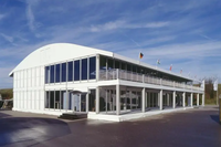 Tente extérieure à deux étages en alliage d'aluminium pour événement 20*10M pour 100 personnes Tente d'exposition Imperméable 850gPVC