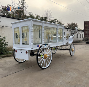 Carroza Fúnebre Eléctrica de Lujo con Adornos Clásicos y Ventanas Decorativas - Product Image 6