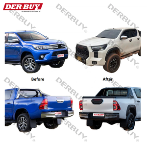 Kit de carrocería de partes de carrocería Derbuy para <span class=keywords><strong>Toyota</strong></span> Hilux Rocco 2016-2020 actualización a <span class=keywords><strong>Tundra</strong></span> <span class=keywords><strong>2021</strong></span> - Product Image 2