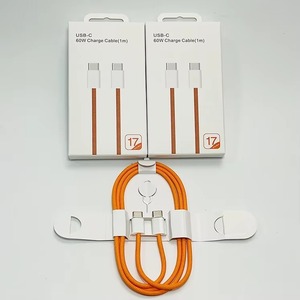 สายชาร์จเร็ว 60W PD Type-C to Type-C ยาว 1 เมตร สายถักไนลอน ความเร็วสูง USB-C to USB-C สำหรับ iPhone 15/16/17 - Product Image 5