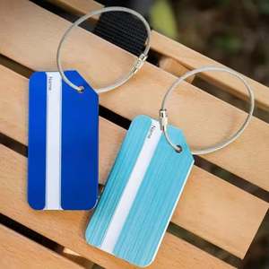 Etiqueta de Equipaje de Metal Personalizada con Logotipo, Etiqueta de Aluminio para Maletas de Viaje, en Oferta - Product Image 5