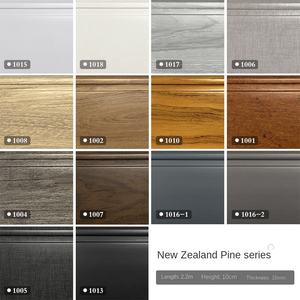 <span class=keywords><strong>Plinthe</strong></span> plate en bois massif pur Grain <span class=keywords><strong>de</strong></span> bois peinture cuite lignes décoratives Accessoires <span class=keywords><strong>de</strong></span> sol en bois étanchéité des bords - Product Image 6