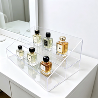 Présentoirs de bureau en acrylique transparent à plusieurs niveaux personnalisés pour figurines, poupées, parfums, cosmétiques et cigarettes