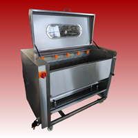 Automatische groenteschiller, commerciële aardappelschilmachine voor het schillen van uien & taro