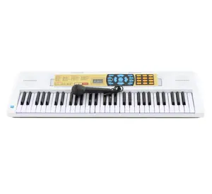 Jinming yüksek kalite OEM ODM elektrikli acemi için 61 tuşları piyano oyuncak elektronik klavye