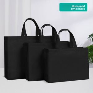 X57 Wholesale Promotional Eco Pp Non-woven Printed Tote Shopping Bag Reusable Printable Grocery Non Woven Shopping Bags With <b>Log</b> - Product Image 3
