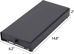 ลิ้นชักเก็บแคปซูลกาแฟโลหะ ความจุ 40 แคปซูล สำหรับเนสเพรสโซ พร้อมที่กันลื่นสำหรับจัดระเบียบเคาน์เตอร์ เหมาะสำหรับบ้าน ห้องครัว สำนักงาน ห้องเก็บของ - Product Image 3