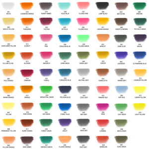 Artecho 72pcs 부드러운 파스텔 스퀘어 컬러 드로잉 분필 스틱 세트 학교 크레용 미술 용품 - Product Image 4