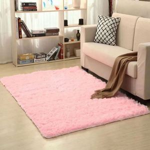 Gray Plush Velvet Rug Living Room Bedroom Floor Fluffy Mats Anti-slip <b>Washable</b> Customized Size Home Decor Soft Kids Room - Product Image 3