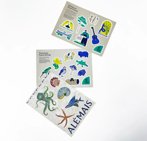 Pegatinas <span class=keywords><strong>Autoadhesivas</strong></span> de Papel Kraft con Purpurina Ecológicas Personalizadas con Gráficos de Animales - Product Image 1