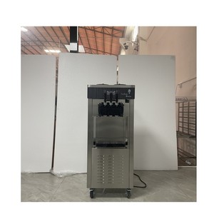 Machine à glace automatique professionnelle pour usage commercial, machine à glace molle à 3 saveurs - Product Image 5