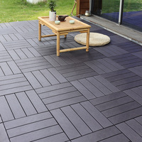 Carreaux de terrasse extérieurs en WPC pour balcon Revêtement de sol en WPC de haute qualité pour jardin Résistant au feu Installation facile Plancher de terrasse pour la maison