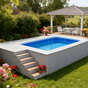 <b>Large</b> UV Resistant Fiberglass <b>Pool</b> Kit for Your Outdoor Space Easy Installation for Resort-Style Backyard Fun - Product Image 3