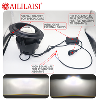 3 pouces BI LED projecteur antibrouillard H11 pour Toyota Noah Vios Vigo pour Rav4 Landcruiser LC71 LC75 LC76 LC79 LC80 Fortuner Avalon