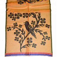 Châle Pashmina long double face en modal jacquard à motif floral, sans AZO, couleurs variées, pour femme, collection hiver-printemps, modèle traditionnel, vente chaude
