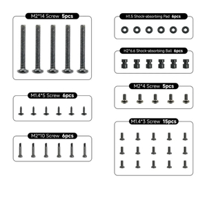 Kit d'Assortiment de Vis pour Drone BETAFPV, Vis de Remplacement pour Pavo20 Pro, Meteor75 Pro, Air65, Air75, <span class=keywords><strong>Cetus</strong></span> X FPV Whoop - Product Image 2