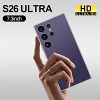 Nouveau Smartphone Gaming Android 15 S26 Ultra 5G HD Original 2026, Écran OLED 7,3 Pouces 120Hz, 108MP, Charge Rapide 100W, Deca Core, Double SIM Espagnol