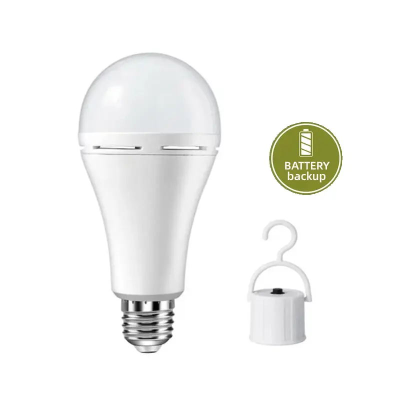 3000K Recharging Emerg Led Emergency Downlight Market Lights E27 Bulb 18650 Rechargeable Bulb Led Intelligent Emergency Light