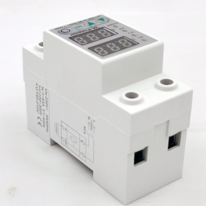 Protector de Voltaje de Riel DIN Simple 63A 40A con Doble Pantalla LED, Relé Protector Ajustable Contra Sobrevoltaje y Bajo Voltaje para Monofásico - Product Image 4