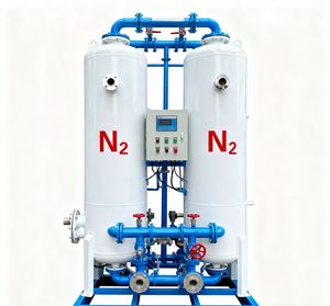 Industriële Stikstofgenerator Psa-Technologie Hoge Zuiverheid 99.99% + Energiebesparende Stabiele Aanpasbare Stroomsnelheid Voor Voedselverpakkingen - Product Image 1