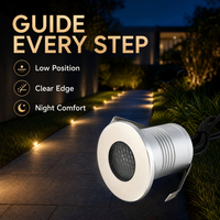 Luz LED Empotrada Ultrafina de 3W con Lente de Panal, DC12-24V, IP67 Impermeable, para Suelos Residenciales y Comunitarios