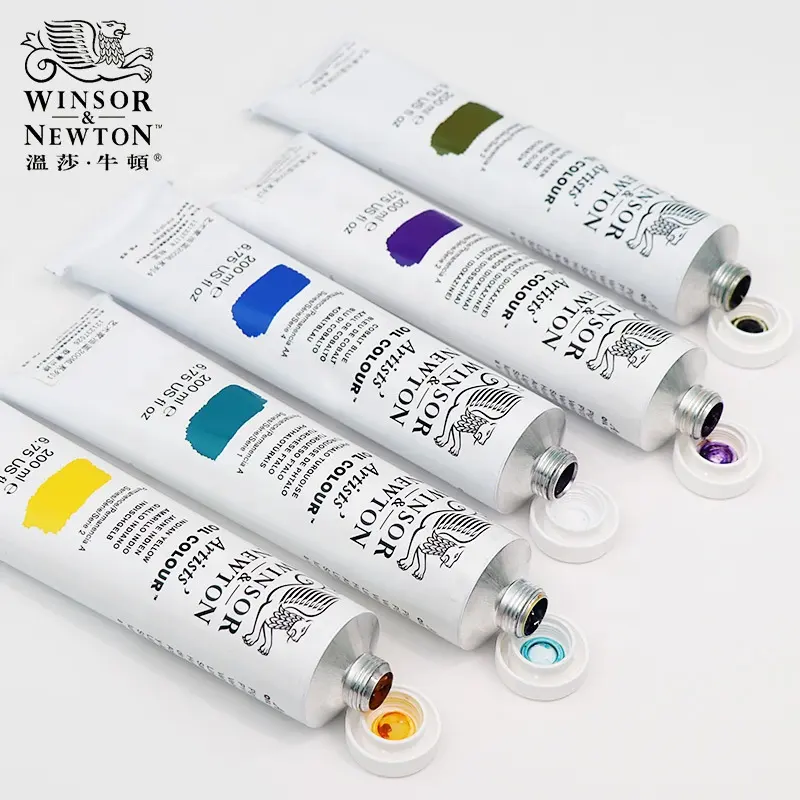 Winsor & newton 200 мл профессиональная художница, цветные краски для рисования