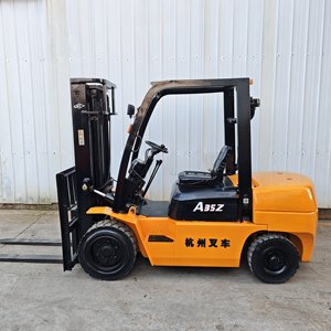 Chariot élévateur diesel de 3,5 tonnes de la marque chinoise de premier plan Hangzhou, avec un excellent rapport qualité-prix pour l'exportation - Product Image 3