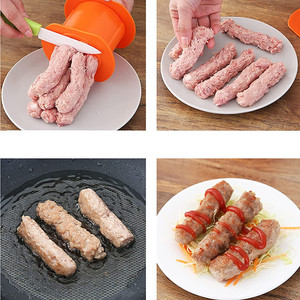 <span class=keywords><strong>Tira</strong></span> de carne para asar a la parrilla, prensadora para perros calientes, fabricante de Cevapcici, molde para salchichas de peluche, venta al por mayor de fábrica - Product Image 3