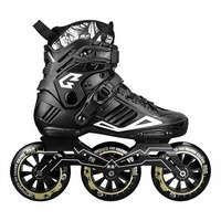 Patins à roulettes professionnels pour adultes et adolescents, cadre en PVC, imperméables, patins à roulettes pour hommes et femmes, chaussures de slalom pour débutants