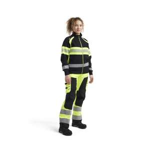BLAKLADER - 350511589933XL Sweat-shirt haute visibilité pour femme Noir/Jaune-EAN 7330509894323 HI-VIS WORKWEAR - Product Image 3
